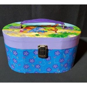 VINTAGE Walt Disney Winnie the Pooh Tigger Toy  Carrying Case Travel Jewelry Box